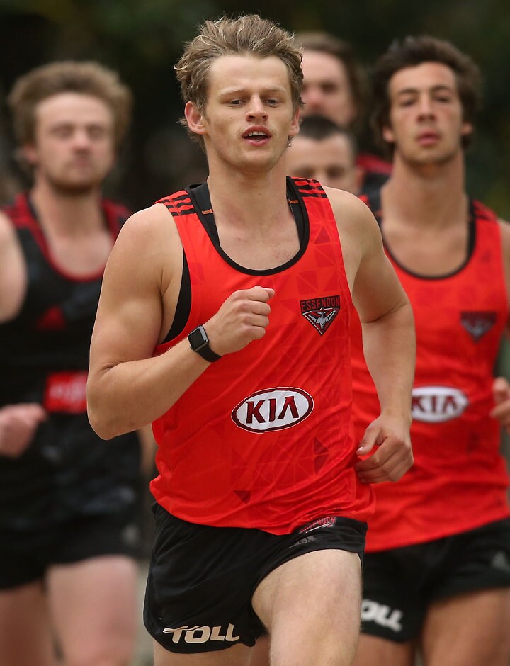 AFL 2015 Training - Essendon 101115 Five-gamer Will Hams is the most experienced of Essendon's rookies set to be upgraded - ${keywords}
